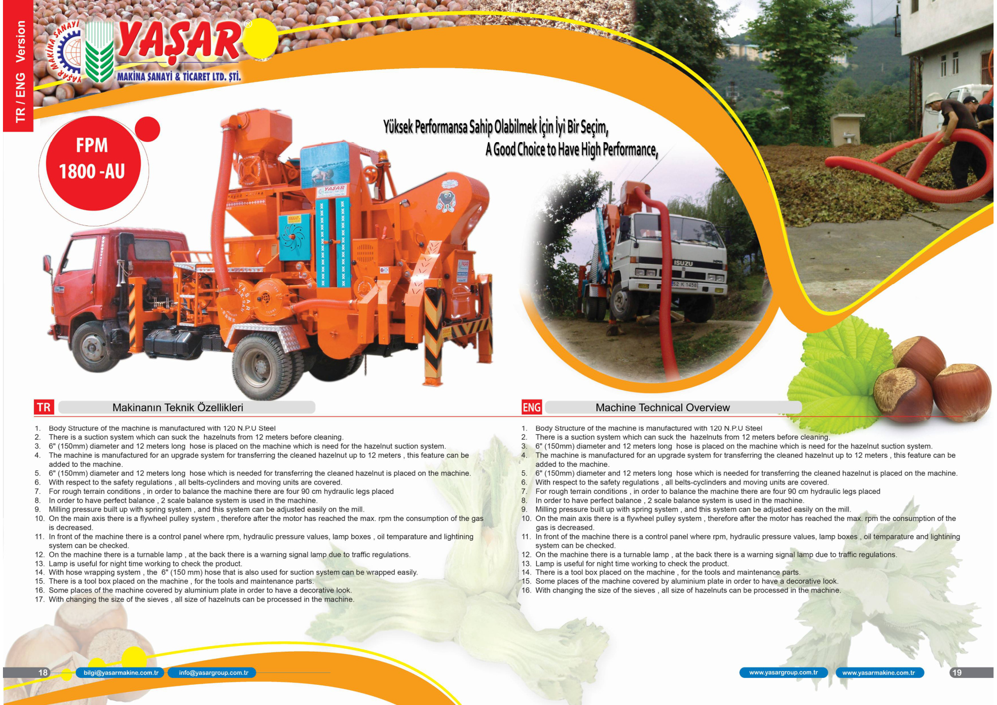 FPM-1800 AU katalog sayfası